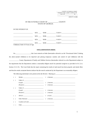 Ga final disposition form