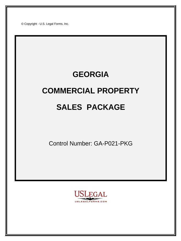 Commercial Property Sales Package - Georgia Preview on Page 1