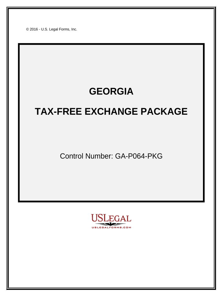 Tax Free Exchange Package - Georgia Preview on Page 1