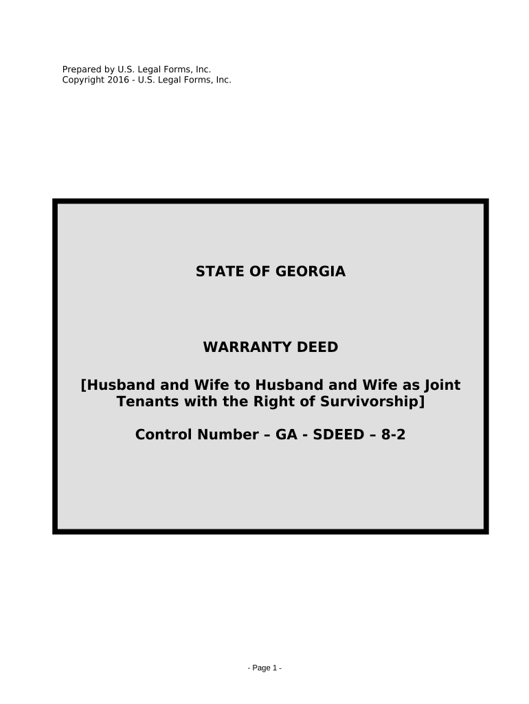 ga warranty deed Doc Template pdfFiller