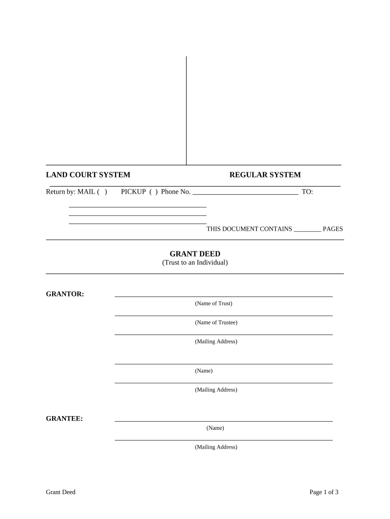 hawaii deed recording requirements Preview on Page 1