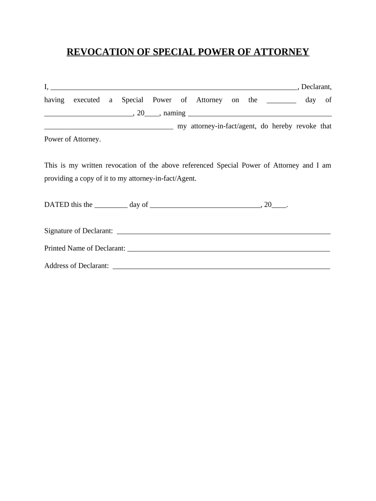 special power attorney hawaii Preview on Page 1