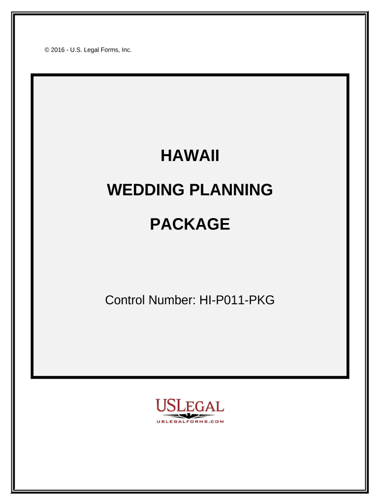 Wedding Planning or Consultant Package - Hawaii Preview on Page 1