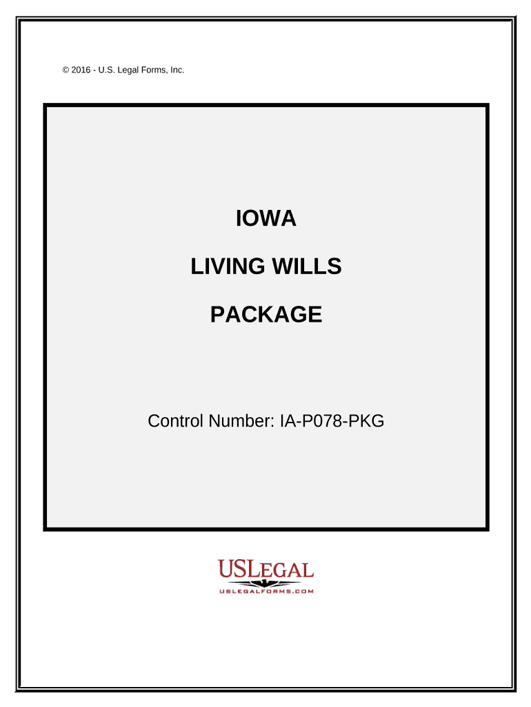 living will form iowa Preview on Page 1