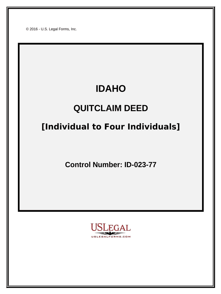 quitclaim deed idaho Preview on Page 1