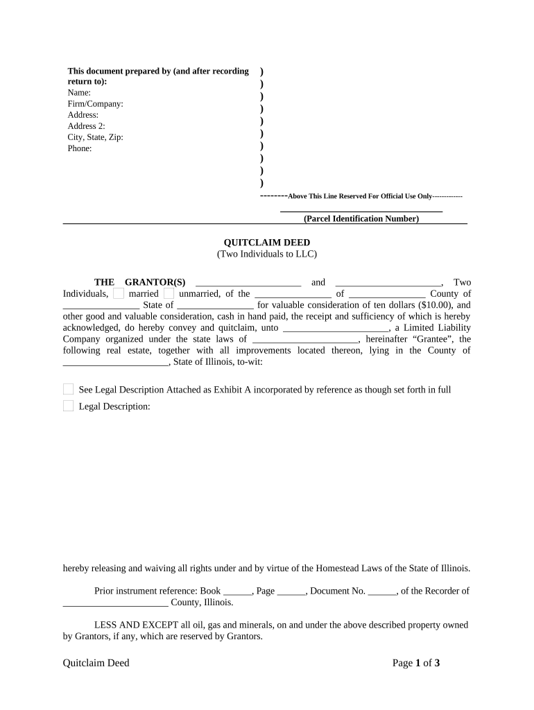 by illinois law a deed needs to be recorded within 30 days of when it is delivered and accepted Preview on Page 1.