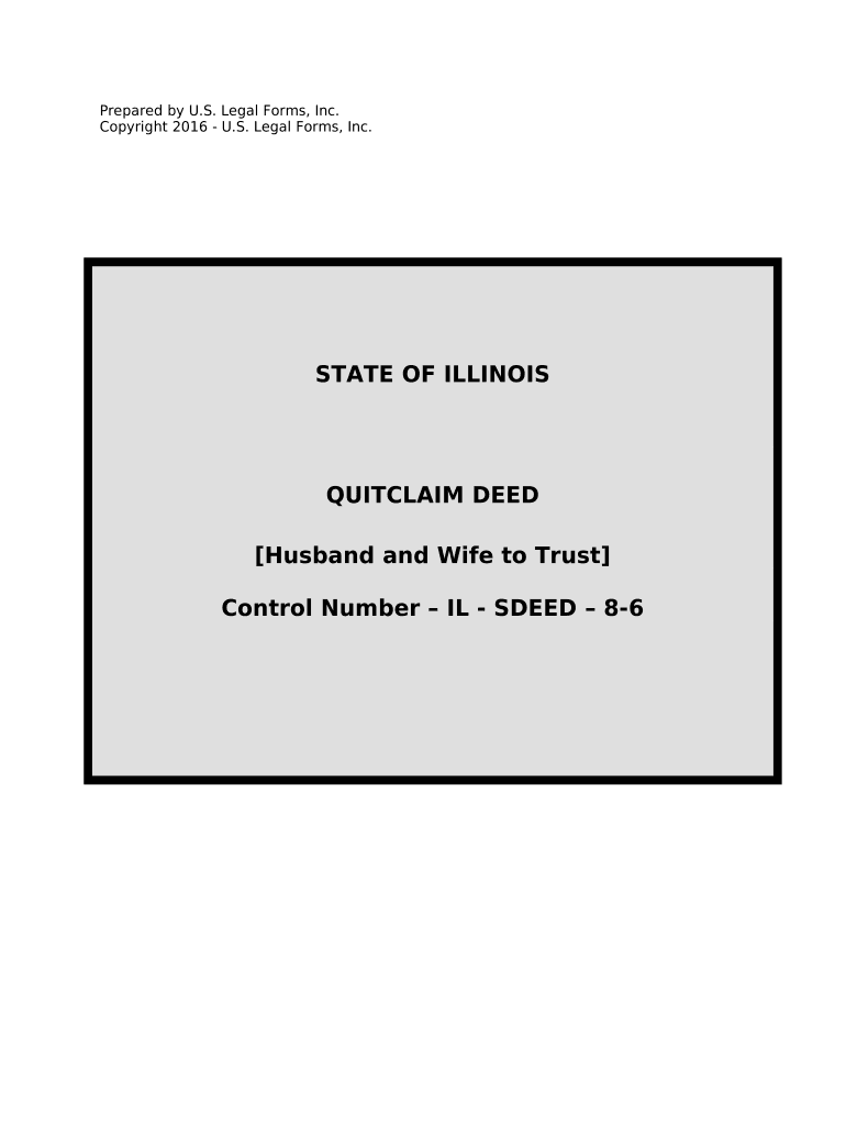 illinois quit claim deed requirements Preview on Page 1