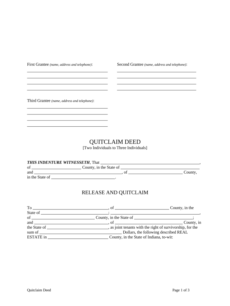 How does a quick claim deed work Fill out & sign online DocHub