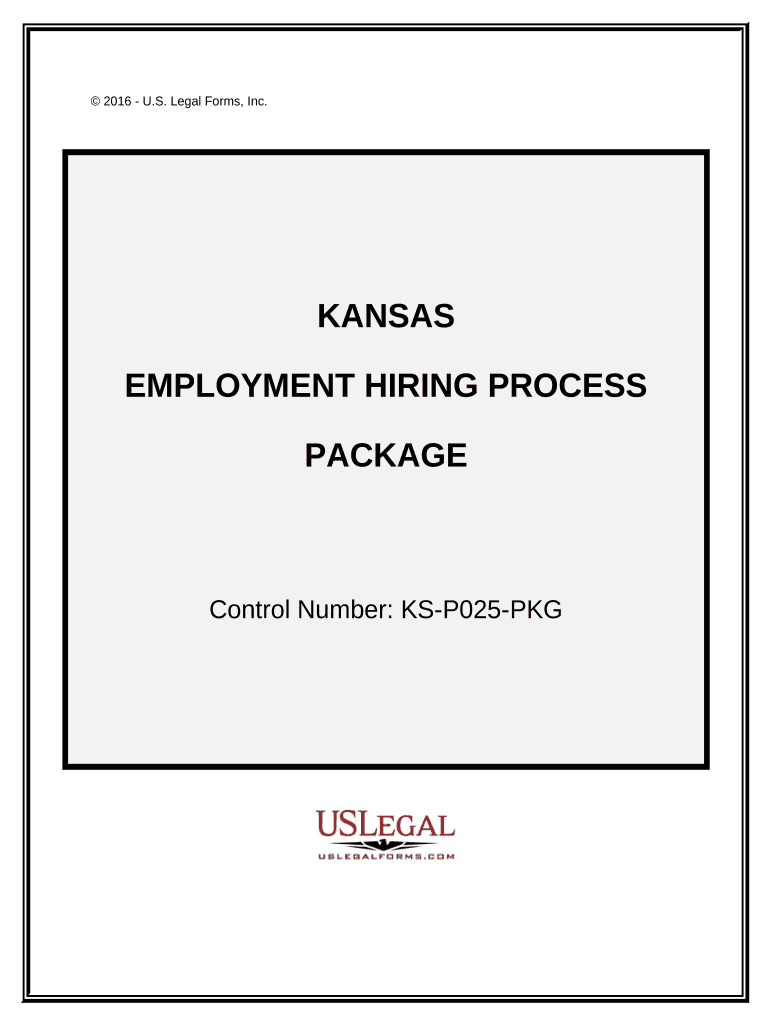 Employment Hiring Process Package - Kansas Preview on Page 1