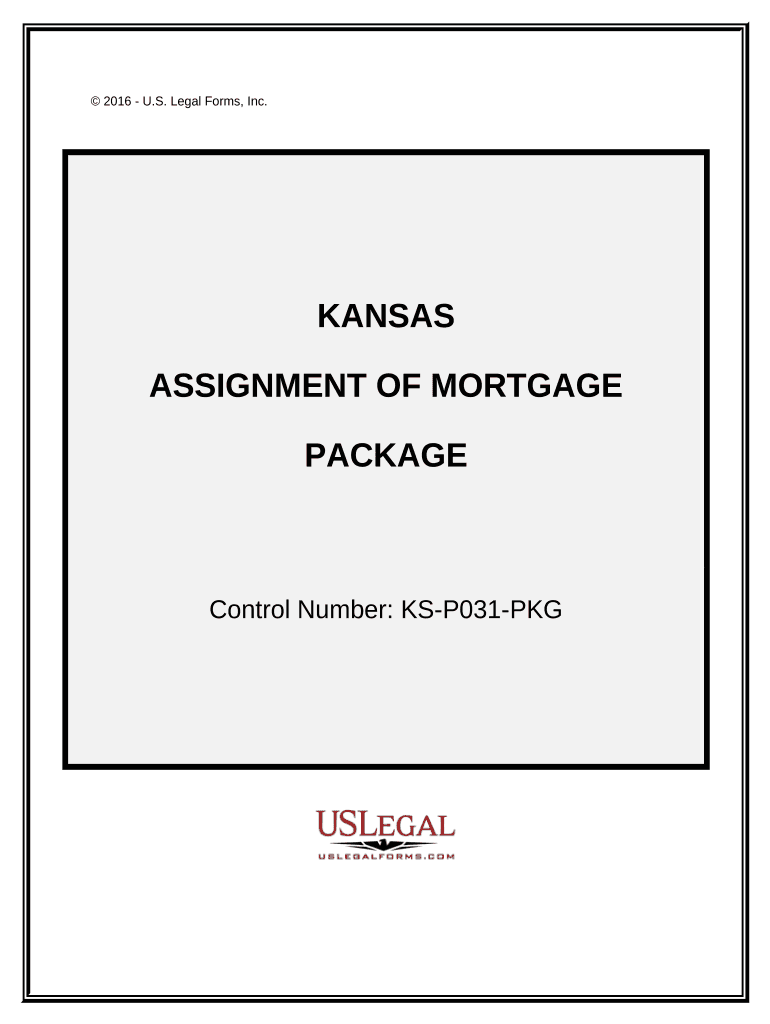 Assignment of Mortgage Package - Kansas Preview on Page 1.