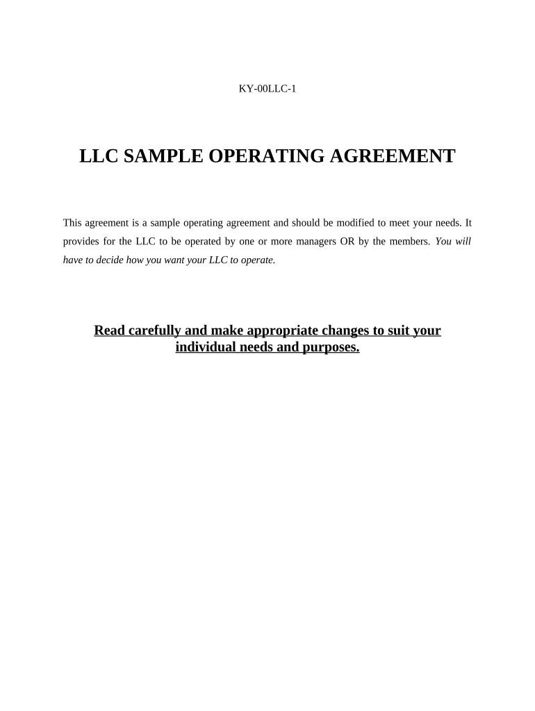 kentucky llc Preview on Page 1