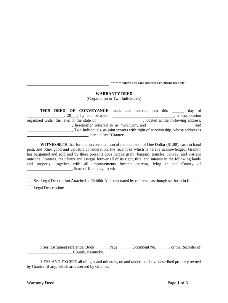 corporation deed Preview on Page 1