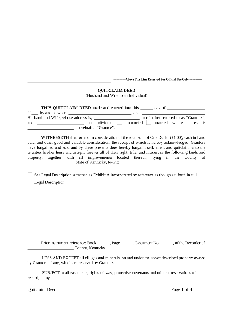 strawman deed kentucky Preview on Page 1