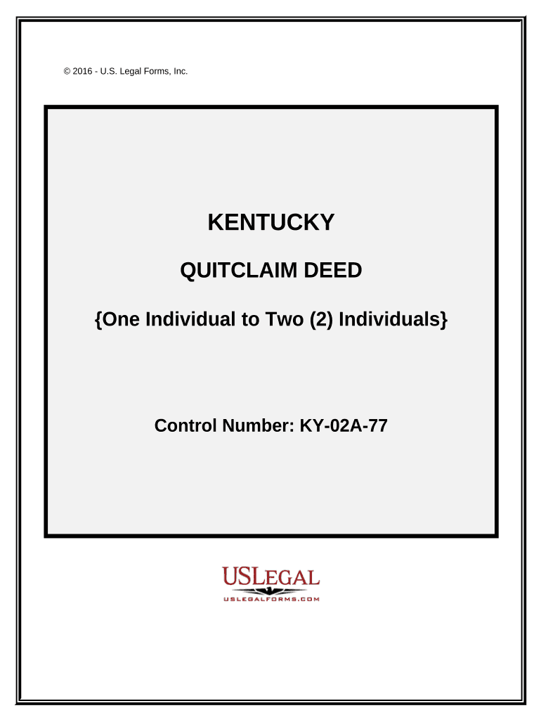 ky quitclaim deed Preview on Page 1