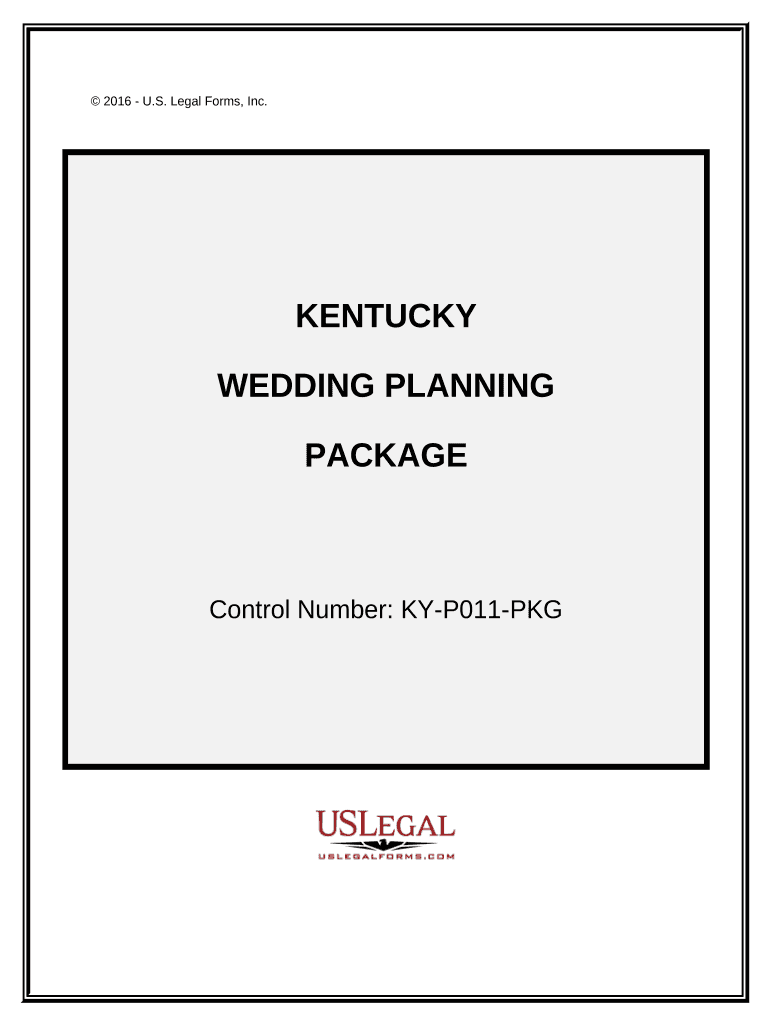 Wedding Planning or Consultant Package - Kentucky Preview on Page 1