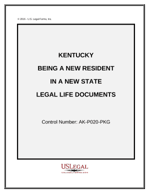 New State Resident Package - Kentucky