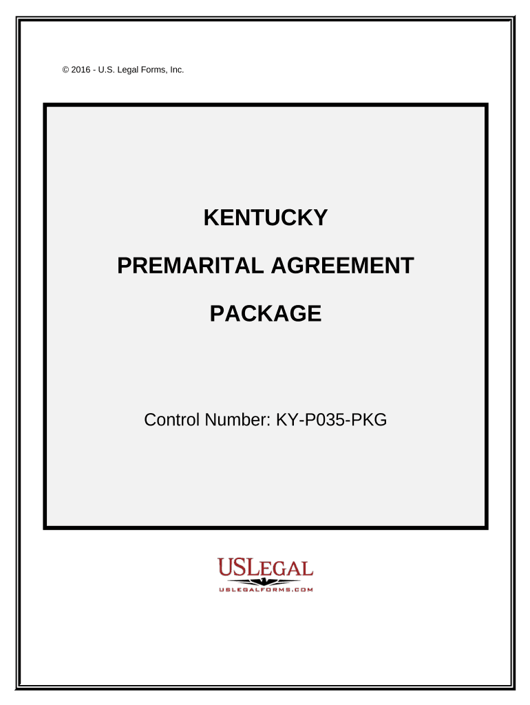 Premarital Agreements Package - Kentucky Preview on Page 1