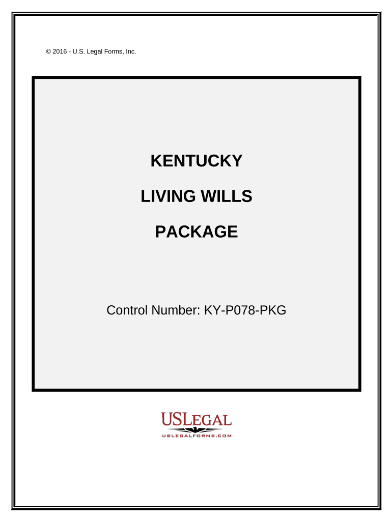 Living Wills and Health Care Package - Kentucky Preview on Page 1