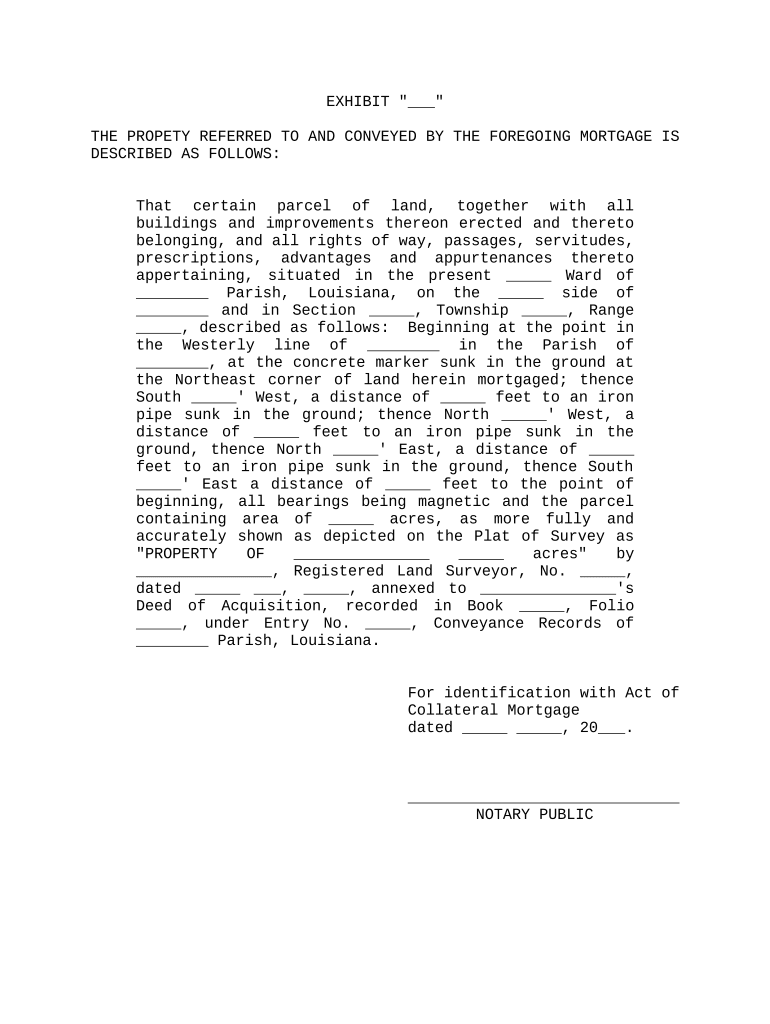 louisiana collateral mortgage Preview on Page 1.