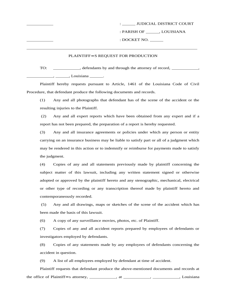 louisiana personal injury Preview on Page 1