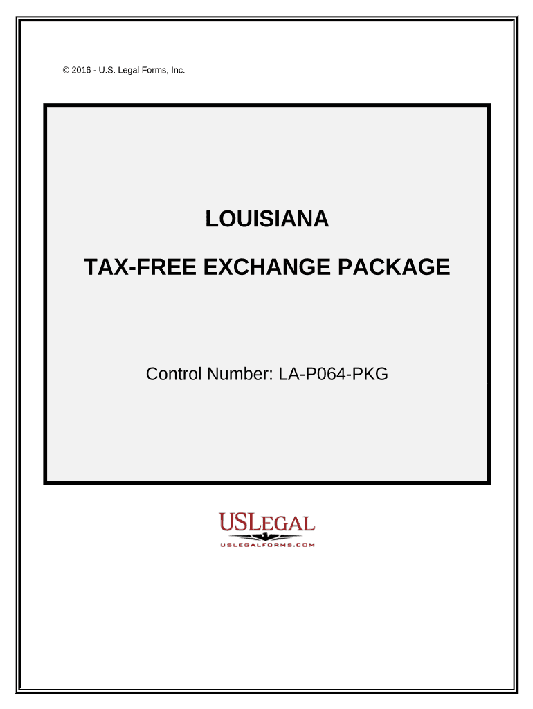 Tax Free Exchange Package - Louisiana Preview on Page 1