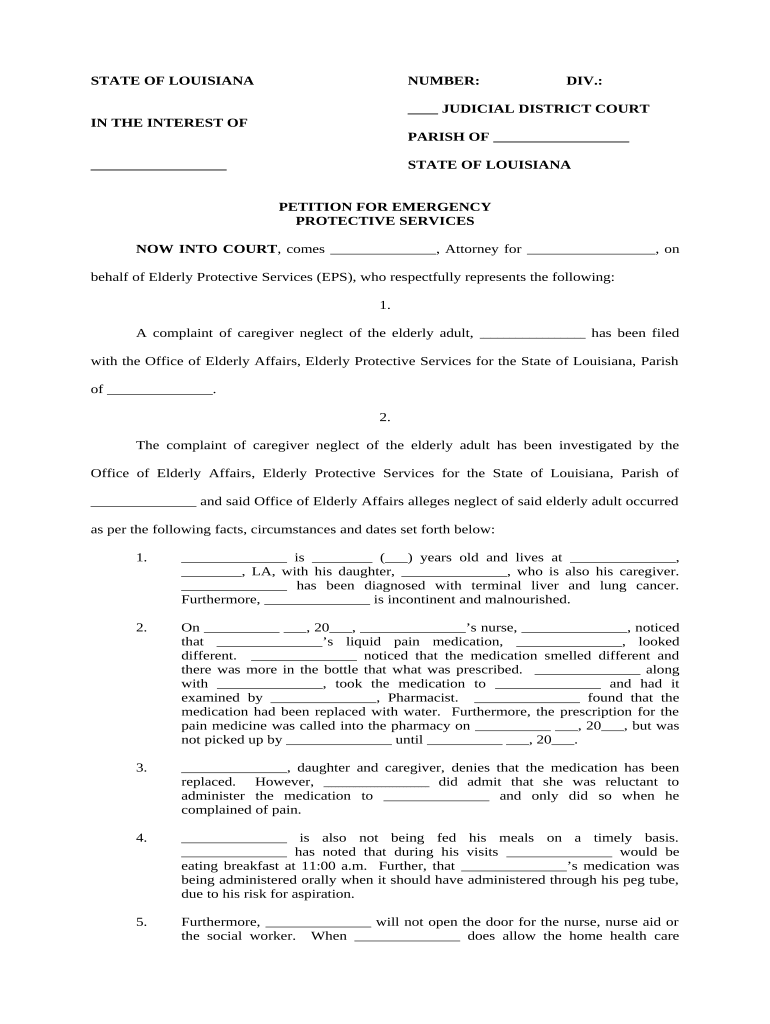 adult protective services louisiana Preview on Page 1.