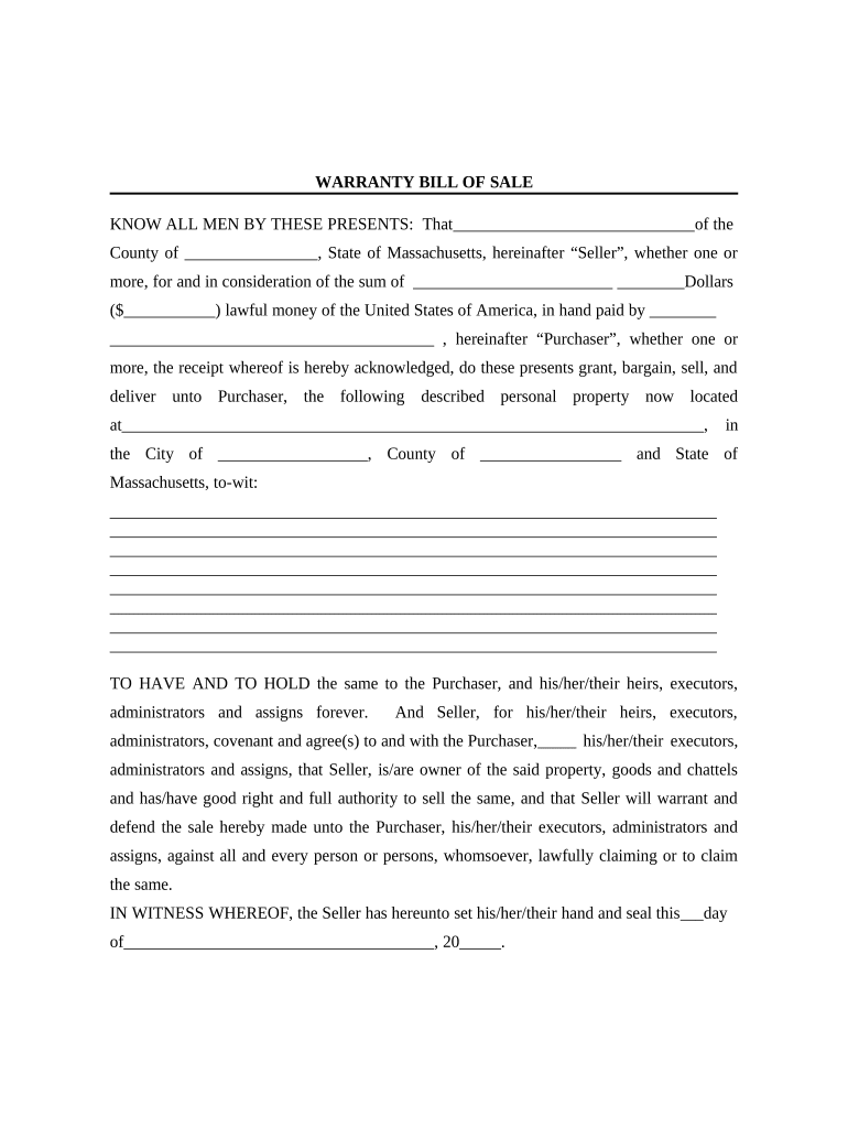 how to hand write a bill of sale Preview on Page 1