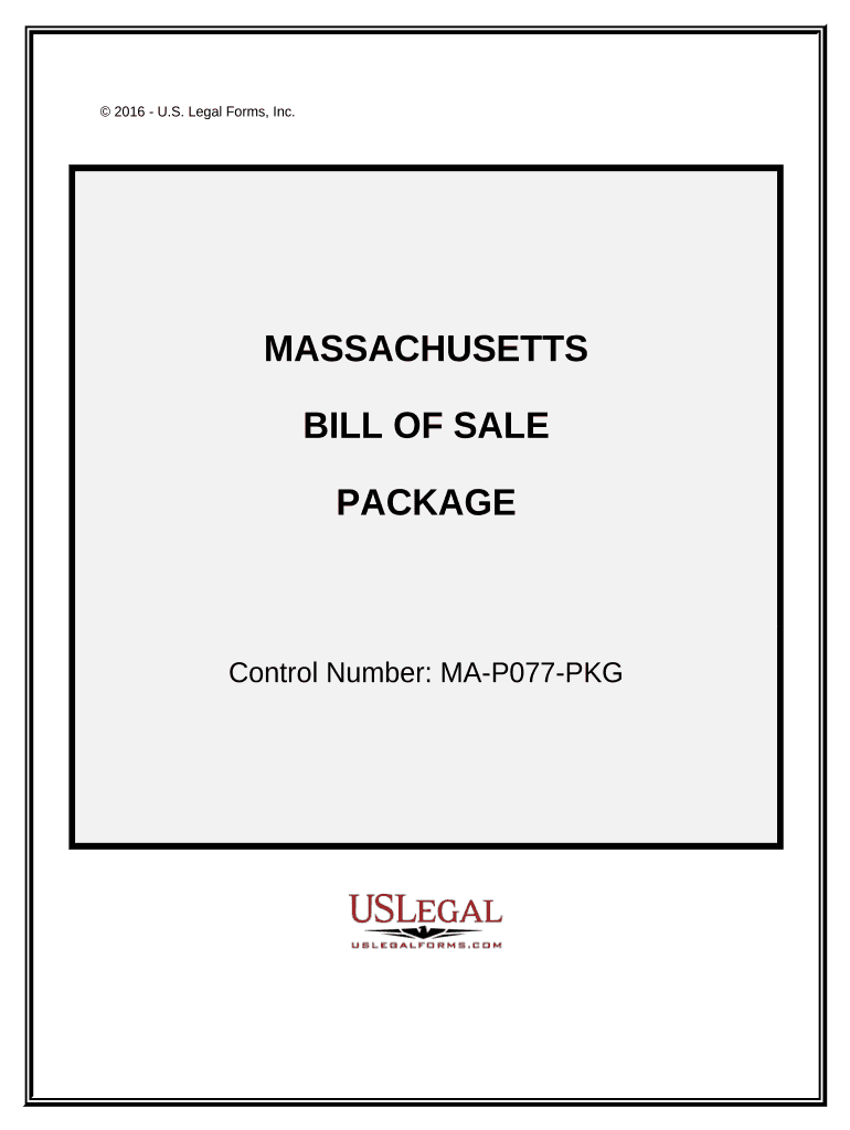 massachusetts bill of sale Preview on Page 1