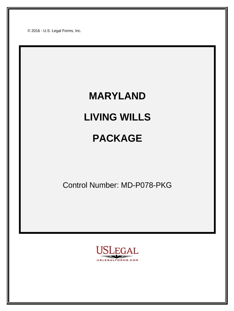 living will template maryland Preview on Page 1