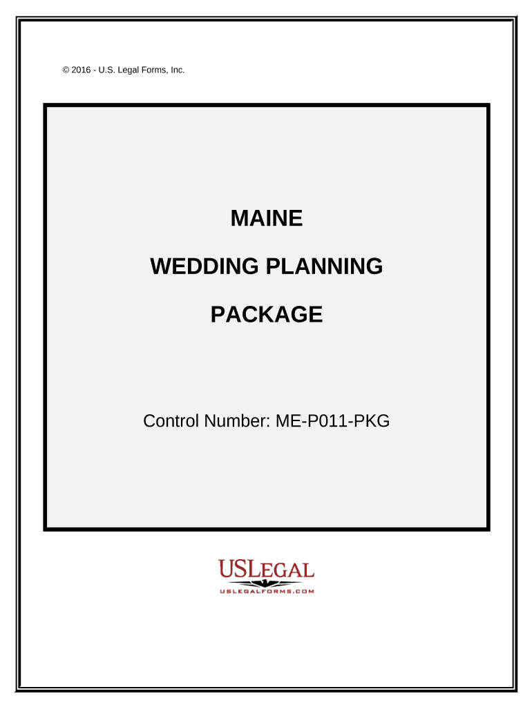 Wedding Planning or Consultant Package - Maine Preview on Page 1.