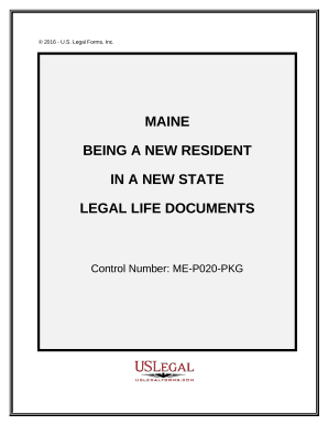 New State Resident Package - Maine