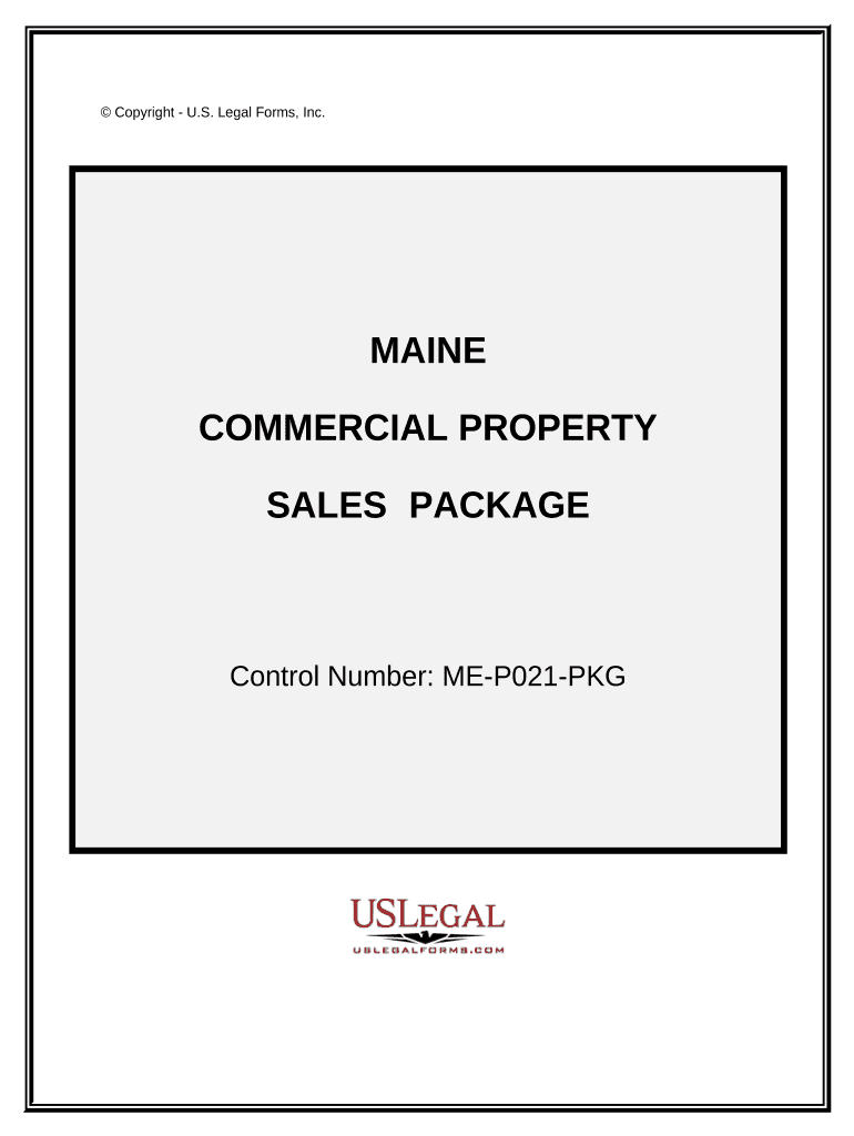 Commercial Property Sales Package - Maine Preview on Page 1