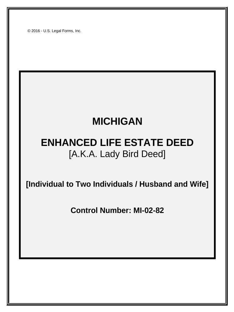 enhanced life estate deed michigan Preview on Page 1