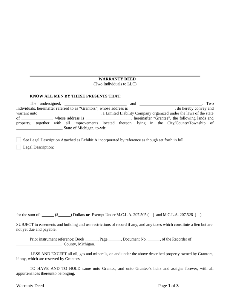 how much does a warranty deed cost Preview on Page 1