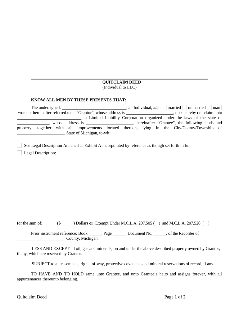 mi llc company Preview on Page 1