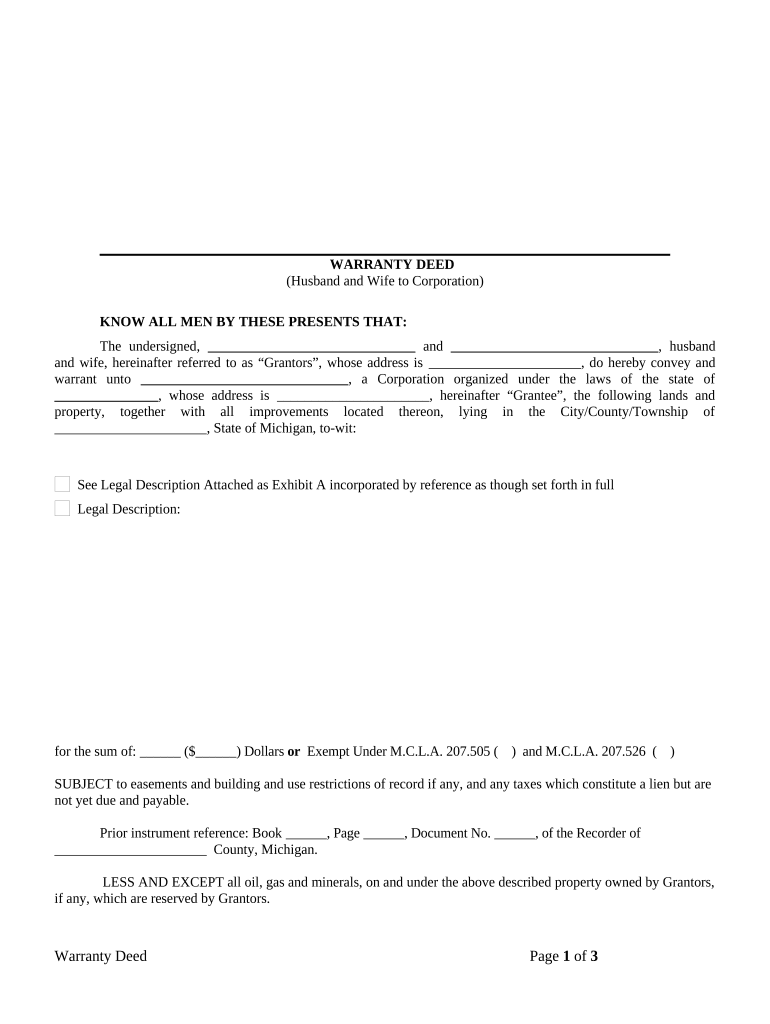 how much does a warranty deed cost Preview on Page 1