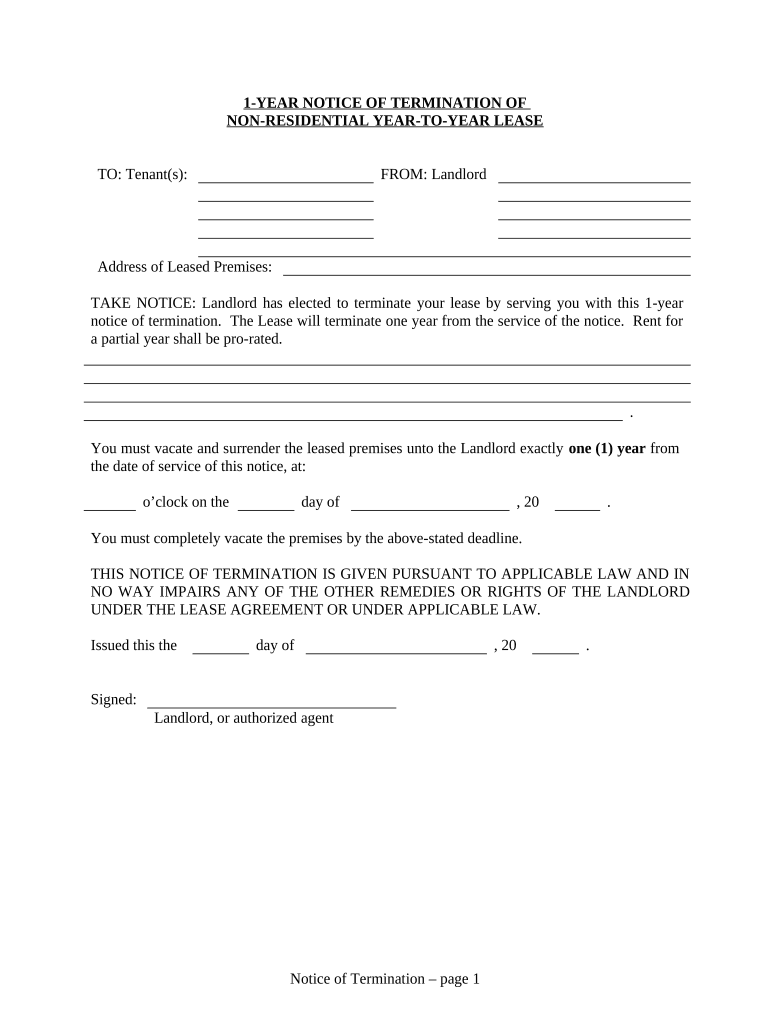 michigan termination lease Preview on Page 1