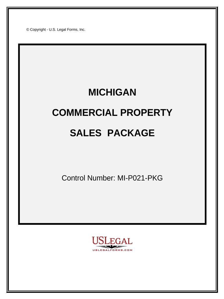 Commercial Property Sales Package - Michigan Preview on Page 1.