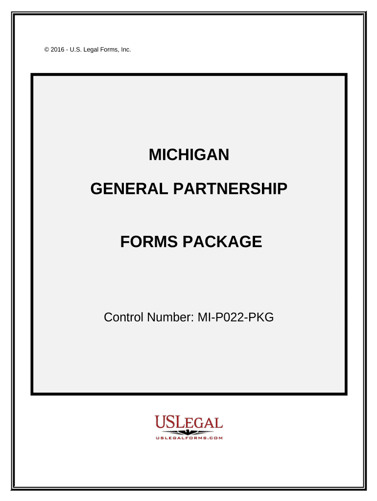 General Partnership Package - Michigan Preview on Page 1