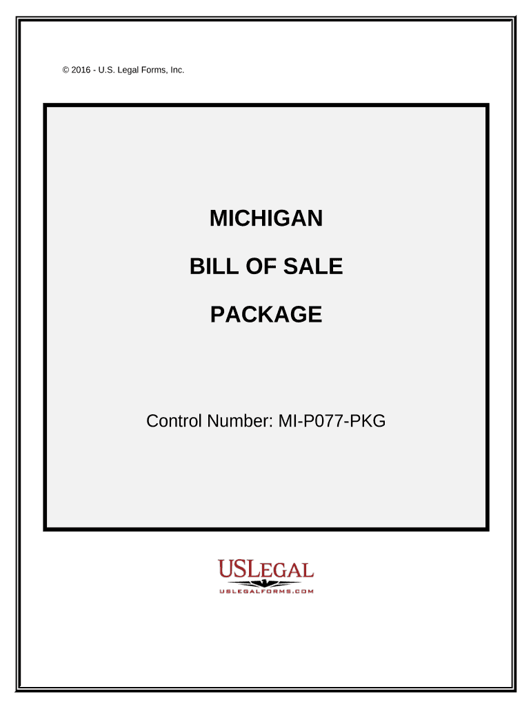 free michigan bill of sale template Preview on Page 1