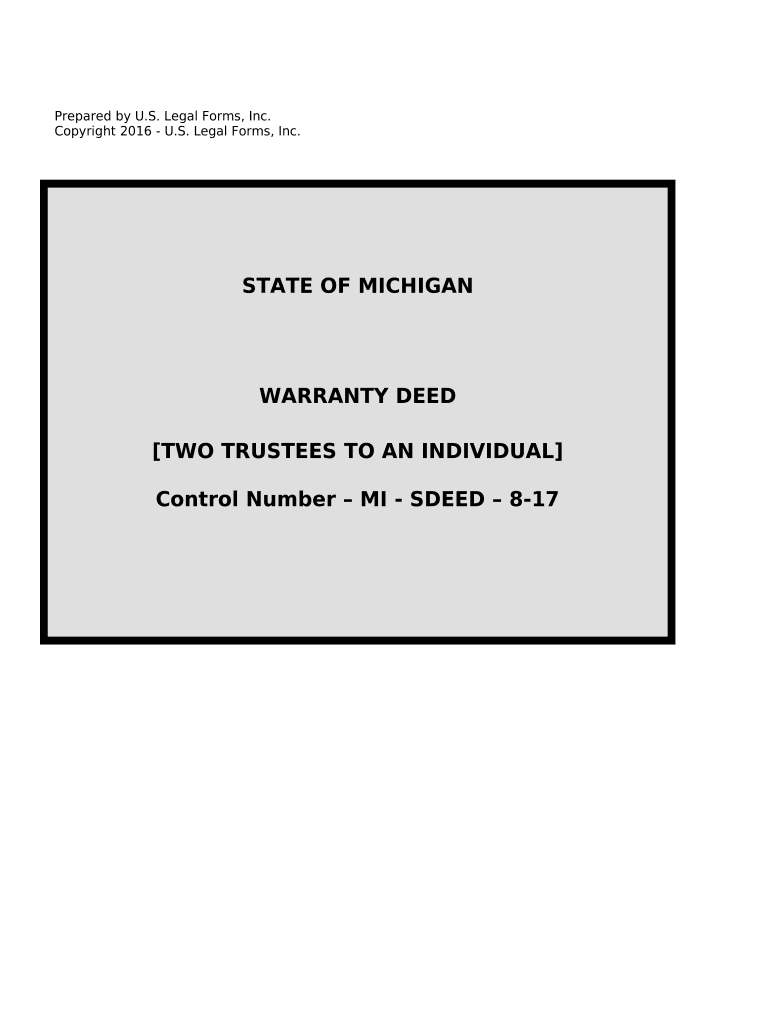 warranty deed trustees Preview on Page 1