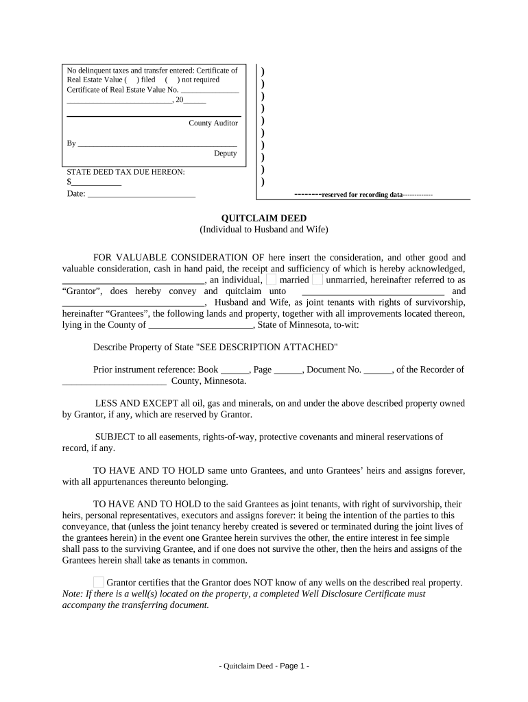 quitclaim deed mortgage Preview on Page 1.