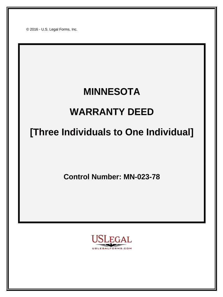 mn warranty deed Preview on Page 1