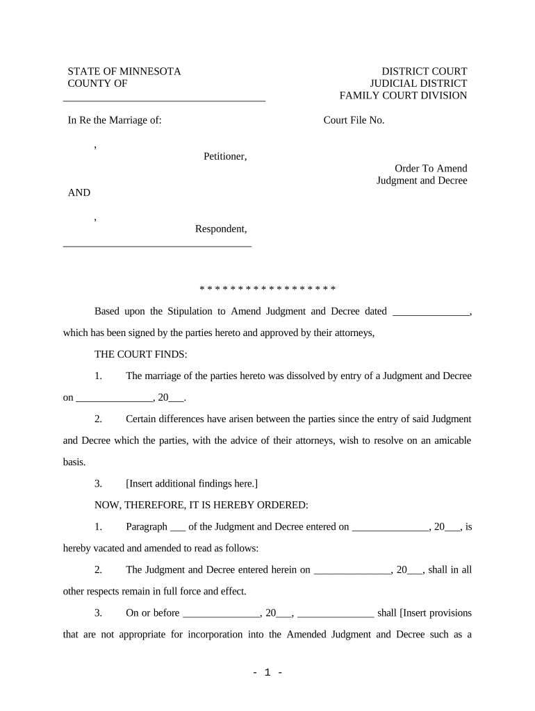 minnesota judgment Preview on Page 1