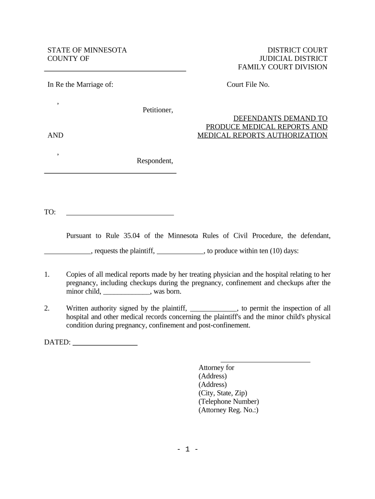 discovery defendant demand Preview on Page 1