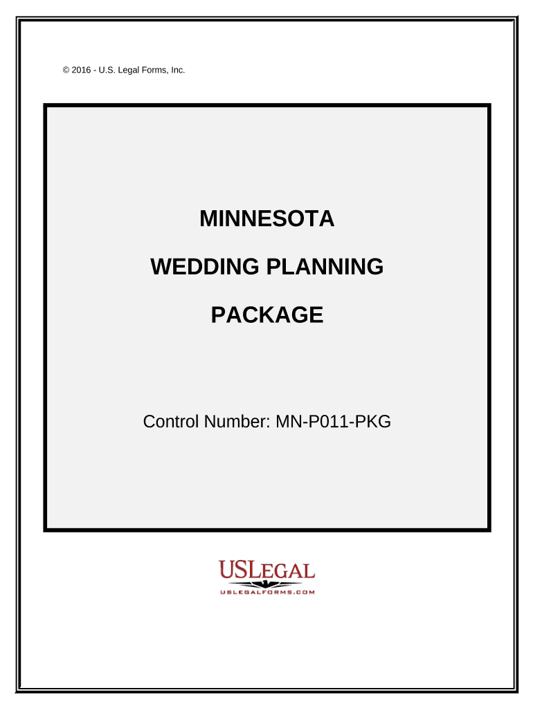 Wedding Planning or Consultant Package - Minnesota Preview on Page 1