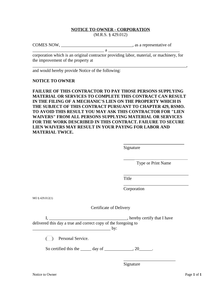 notice of debt offset missouri Preview on Page 1