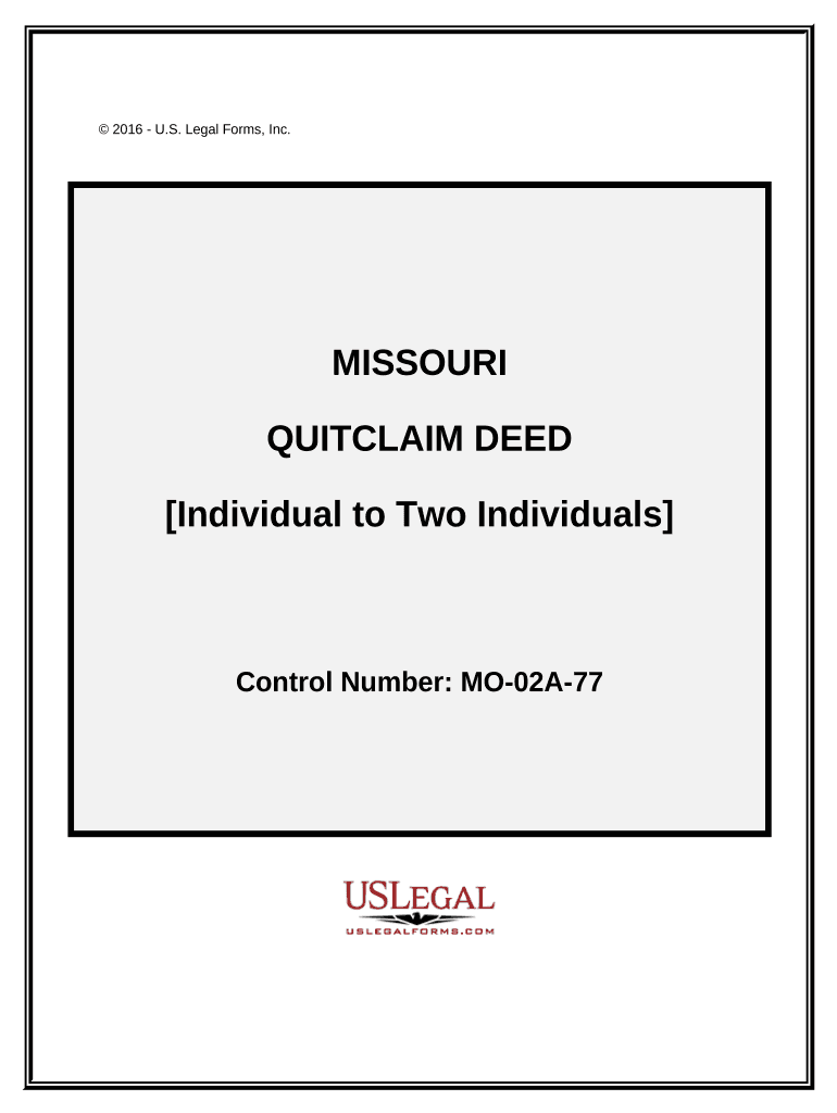 joint tenancy quit claim deed Preview on Page 1