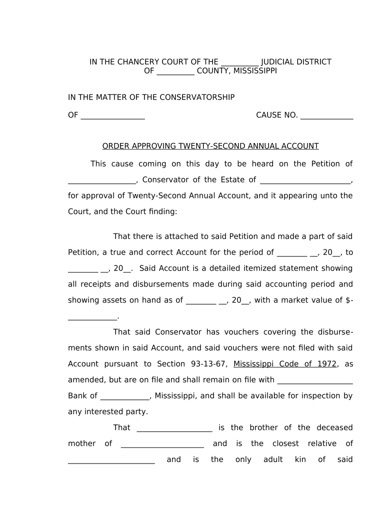 mississippi approving accounting order Preview on Page 1.