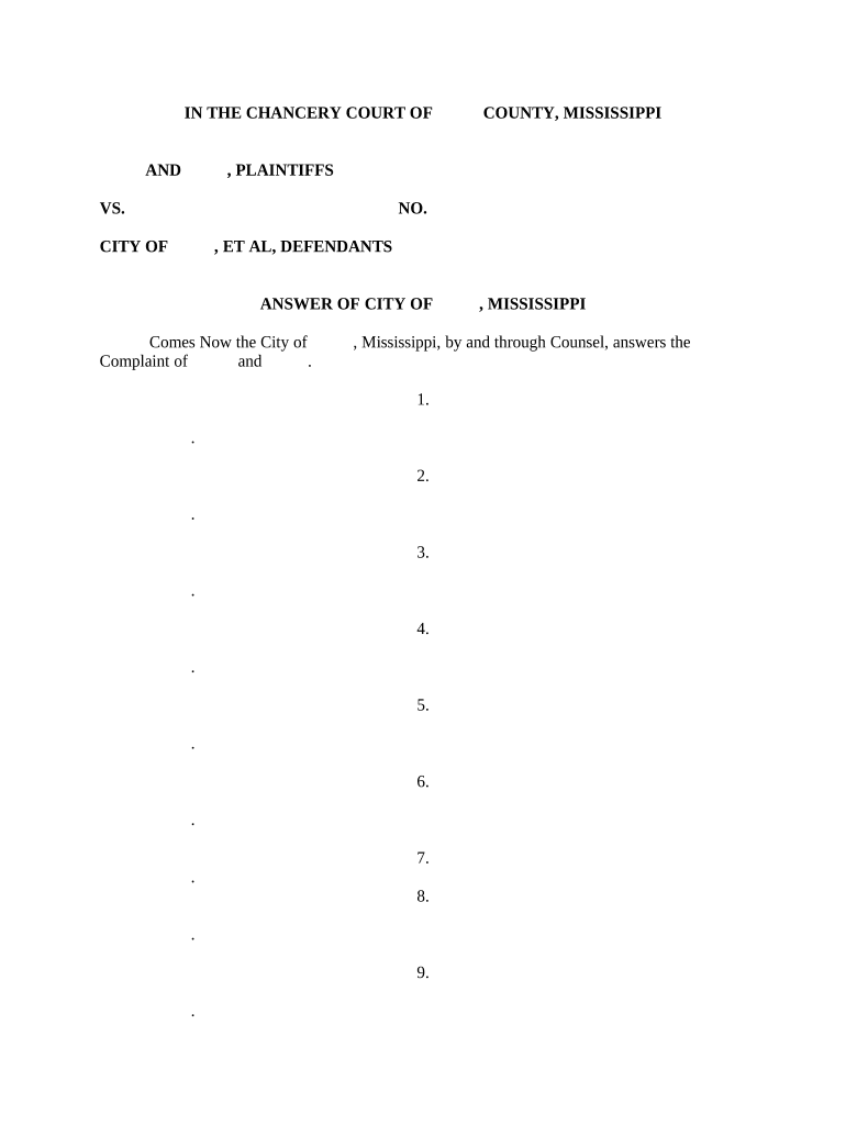 Answer of City of Pearl, Mississippi - Mississippi Preview on Page 1